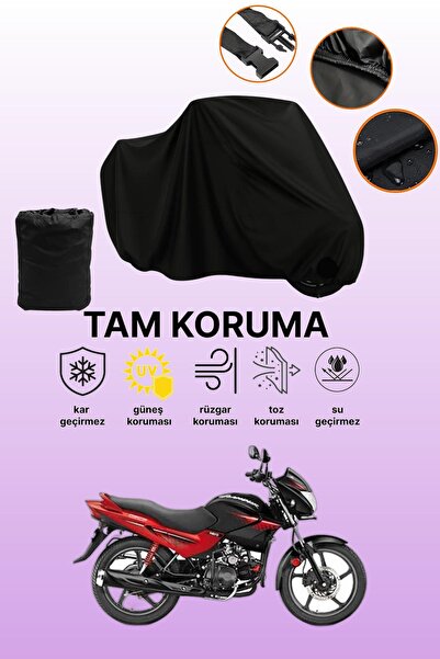 dokaca غطاء محرك متوافق مع Black Hero Glamour، غطاء واقي، غطاء للدراجات النارية