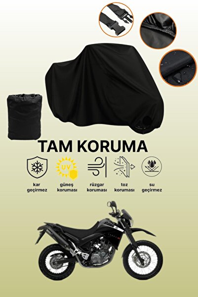 dokaca غطاء محرك ياماها XT 660 R أسود متوافق، غطاء واقي، غطاء للدراجات النارية