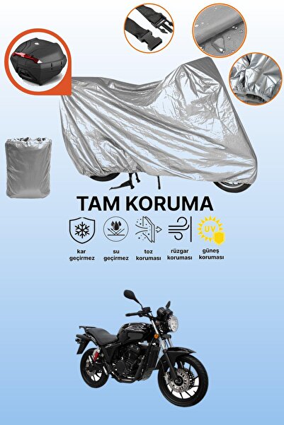 dokaca Gray Rear Bag Compatible Mondial 250 Mr Destro Compatible Motorcycle C...