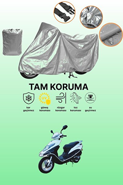 dokaca غطاء دراجة نارية رمادي اللون متوافق مع ماركة أباتشي، غطاء واقي، غطاء ل...