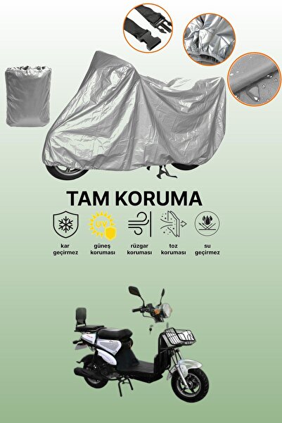 dokaca غطاء دراجة نارية رمادي متوافق مع موتولوكس بيتن 50، غطاء واقي، غطاء للمحرك