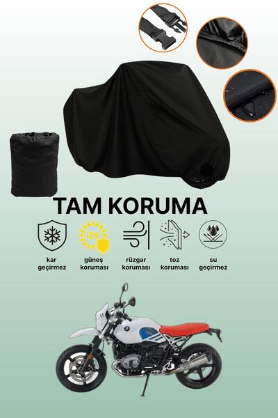 dokaca Black Bmw R Nine t Urban G/S Compatible Motorbike Tarpaulin, Protectiv...