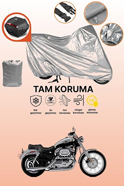 dokaca حقيبة خلفية وقفل باللون الرمادي متوافقة مع دراجة نارية هارلي ديفيدسون ...