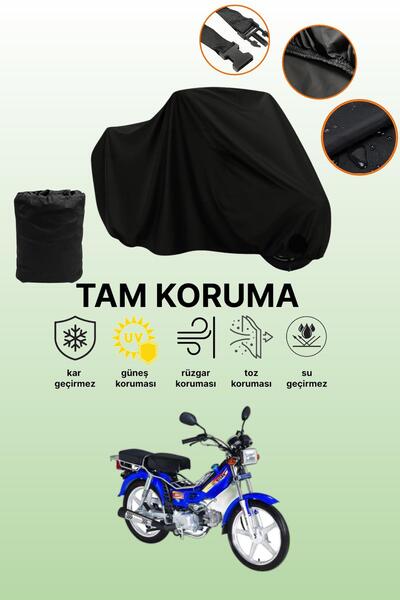 dokaca Black Bisan Ceylan Compatible Motorcycle Cover, Protective Cover, Moto...