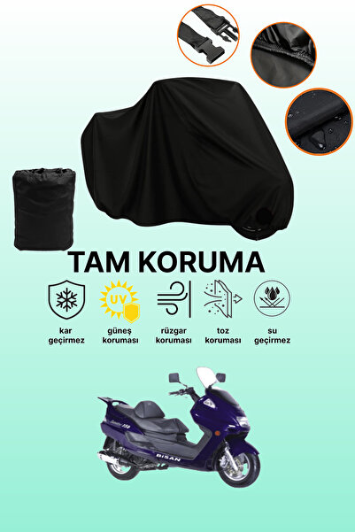 dokaca غطاء محرك متوافق مع بيسان سانتانا 150 باللون الأسود، غطاء واقي، غطاء ل...