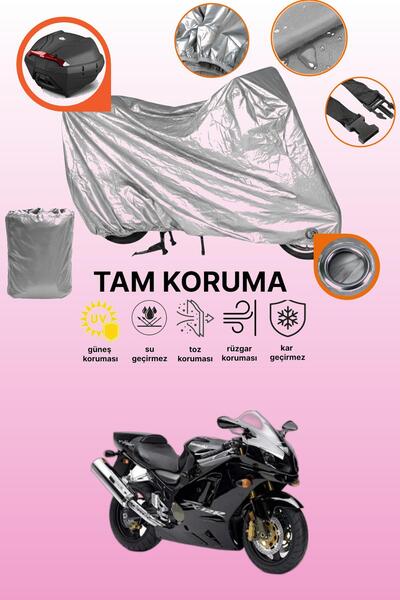 dokaca غطاء حماية رمادي اللون متوافق مع دراجة نارية Kawasaki ZX-12 R، غطاء حماية