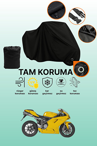 dokaca قماش دراجة نارية متوافق مع دوكاتي 1098 متوافق مع القفل الأسود