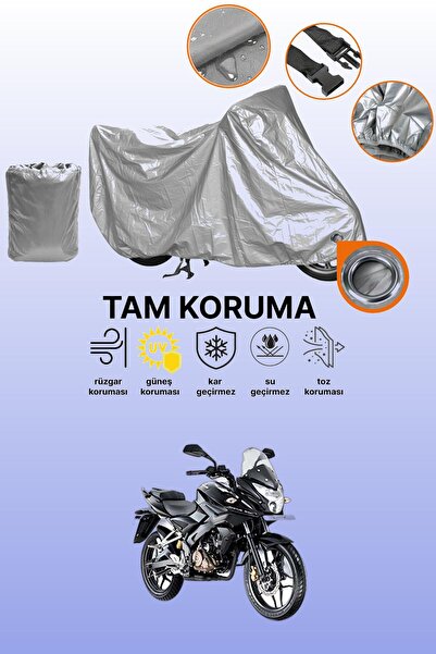 dokaca غطاء محرك متوافق مع Bajaj Pulsar AS 150، غطاء واقي متوافق مع اللون الر...