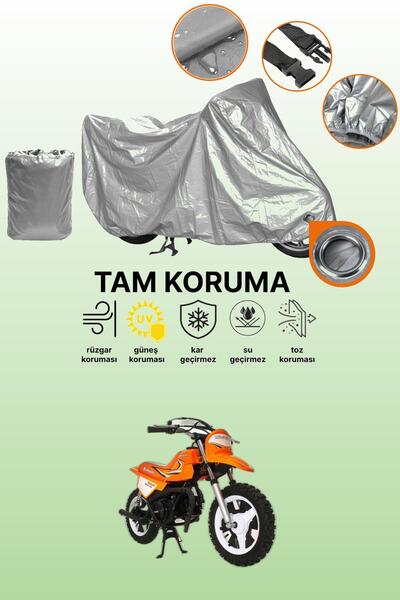 dokaca Gray Lock Compatible Kanuni Mini 50 Compatible Motorcycle Cover, Prote...