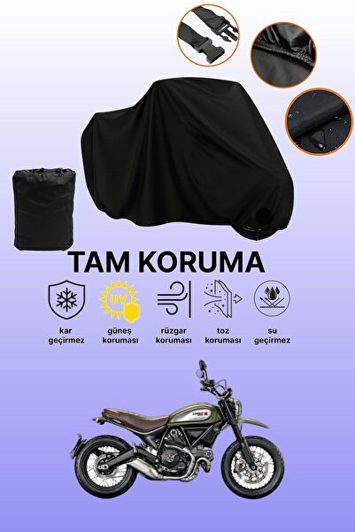 dokaca غطاء محرك دوكاتي سكرامبلر أوربان إندورو متوافق مع اللون الأسود، غطاء و...