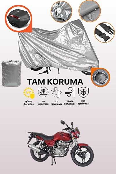 dokaca Gray Tail Bag and Lock Compatible Mondial 125 Mh Compatible Motorcycle...