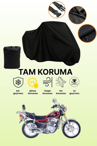 dokaca غطاء محرك متوافق مع Black Falcon Comfort 150، غطاء واقي، غطاء دراجة نارية