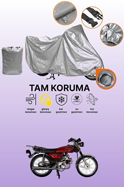 dokaca Gray Lock Compatible Mondial 100 Ugk Compatible Motorcycle Cover, Prot...