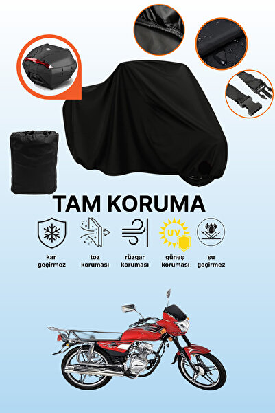 dokaca حقيبة خلفية سوداء متوافقة مع فالكون سبورت 100 لوكس، غطاء واقي للدراجات النارية