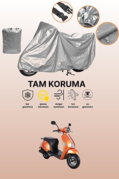 dokaca Gray Kuba Blueberry Compatible Motorcycle Tarpaulin, Protective Cover,...