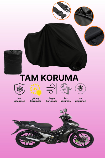 dokaca غطاء محرك متوافق مع Black Kuba Easy Pro 50، غطاء واقي، غطاء دراجة نارية