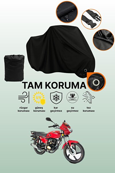 dokaca Black Lock Compatible Kanuni Breton Sl 125 Compatible Motorcycle Tarpa...