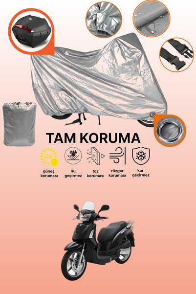 dokaca غطاء حماية للدراجة النارية متوافق مع Kymco People S 200، غطاء حماية مت...