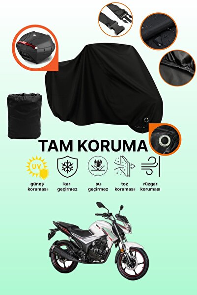 dokaca Black Lock and Tail Bag Compatible Rks Titanium 220 Compatible Motorcy...