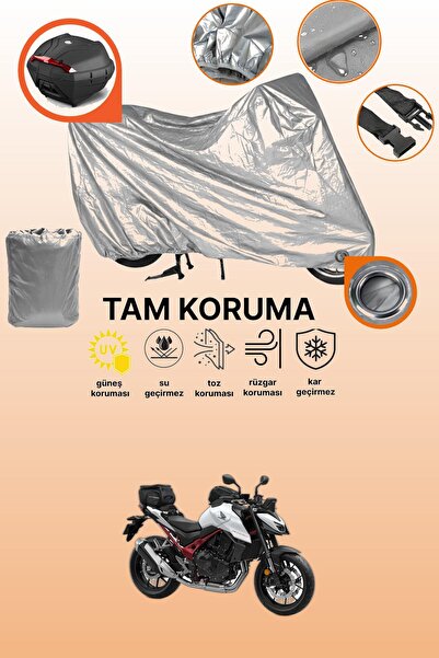 dokaca غطاء حماية رمادي اللون متوافق مع دراجة هوندا سي بي 750 هورنت، غطاء حما...