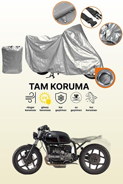 dokaca Gray Lock Compatible Bmw R 65 Compatible Motorcycle Cover, Protective ...