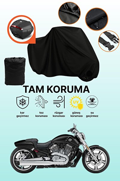 dokaca حقيبة خلفية سوداء متوافقة مع دراجة نارية هارلي ديفيدسون VRSC V-Rod Mus...