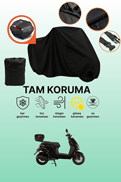 dokaca حقيبة خلفية سوداء متوافقة مع فالكون تكنو 50 إي إف آي، غطاء واقي للدراج...