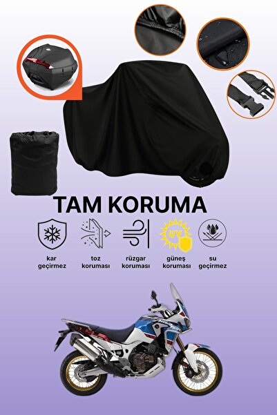 dokaca حقيبة خلفية سوداء متوافقة مع دراجة هوندا CRF1000L أفريكا توين DCT المت...