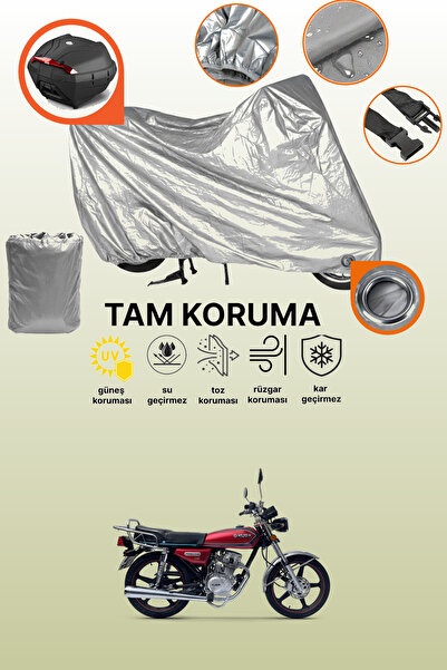 dokaca حقيبة خلفية رمادية اللون ومتوافقة مع قماش دراجة نارية متوافق مع Kuba P...