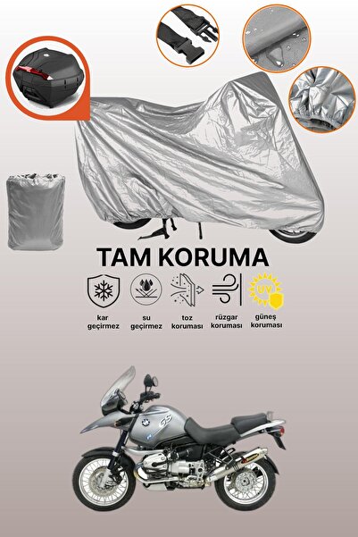 dokaca Gray Rear Bag Compatible Bmw R 1150 Gs Compatible Motorcycle Tarpaulin...