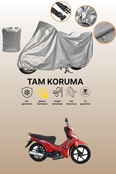 dokaca غطاء دراجة نارية رمادي متوافق مع ماركة كوبا إيجي 100، غطاء واقي، غطاء ...