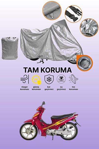 dokaca Gray Lock Compatible Kanuni Elite 100 Compatible Motorcycle Cover, Pro...