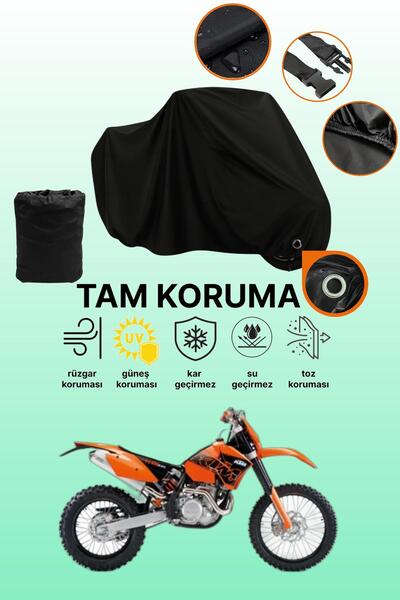 dokaca غطاء دراجة نارية متوافق مع KTM 450 EXC متوافق مع القفل الأسود