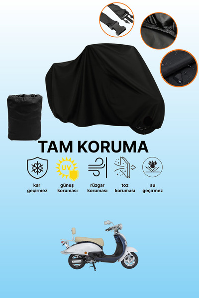 dokaca Black Mondial 50 Znu Ec Compatible Engine Cover, Protective Cover, Mot...