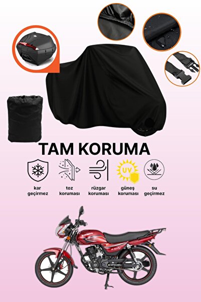 dokaca Black Rear Bag Compatible Mondial 125 Superboy I Compatible Motorcycle...