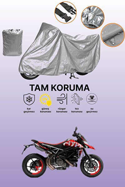 dokaca غطاء دراجة نارية رمادي اللون من دوكاتي هايبرموتارد 821، غطاء واقي، غطاء للمحرك