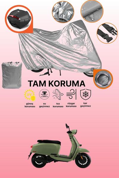 dokaca غطاء دراجة نارية متوافق مع لامبريتا V50، غطاء حماية متوافق مع اللون ال...