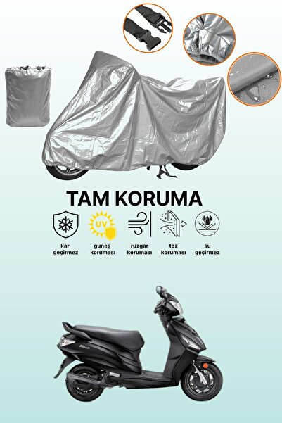 dokaca غطاء دراجة نارية متوافق مع Gray Hero Dash VX 110، غطاء واقي، غطاء محرك
