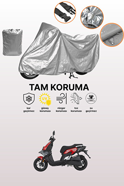 dokaca حقيبة خلفية رمادية اللون وقماش دراجة نارية متوافق مع موديل مونديال 125...