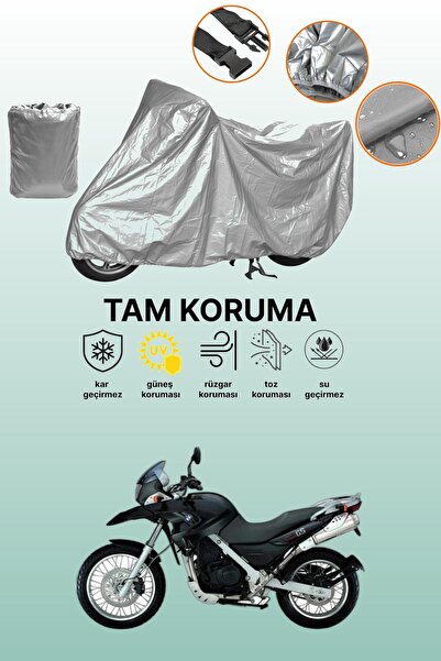dokaca Grey Bmw F 650 Gs Compatible Motorcycle Tarpaulin, Protective Cover, M...