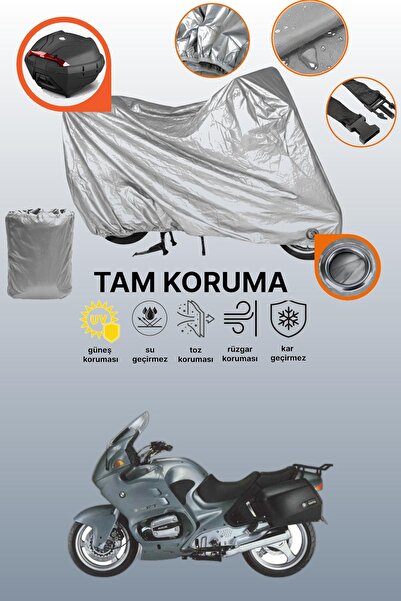dokaca Gray Lock and Tail Bag Compatible Bmw R 1100 Rt Compatible Motorcycle ...