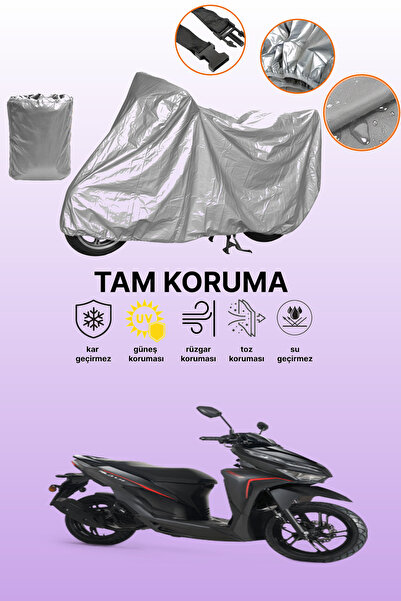 dokaca Gray Tail Bag and Lock Mismatched Rks Wildcat 125 Compatible Motorcycl...