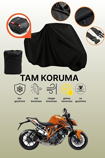 dokaca حقيبة خلفية سوداء متوافقة مع KTM 1290 Super Duke R، غطاء دراجة نارية م...