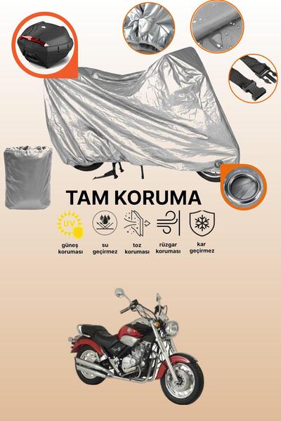 dokaca Gray Lock and Tail Bag Compatible Kanuni Tiger 250 Compatible Motorcyc...