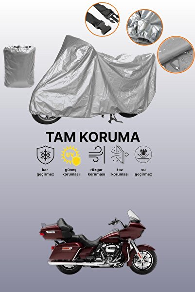 dokaca غطاء دراجة نارية رمادي اللون من هارلي ديفيدسون رود جلايد ألترا، غطاء و...