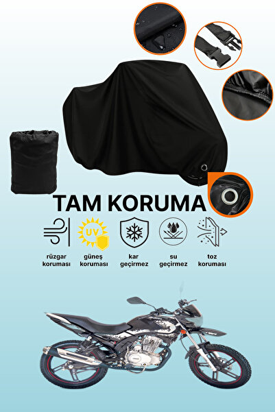 dokaca غطاء دراجة نارية متوافق مع Black Lock Falcon Wonder 150، غطاء واقي