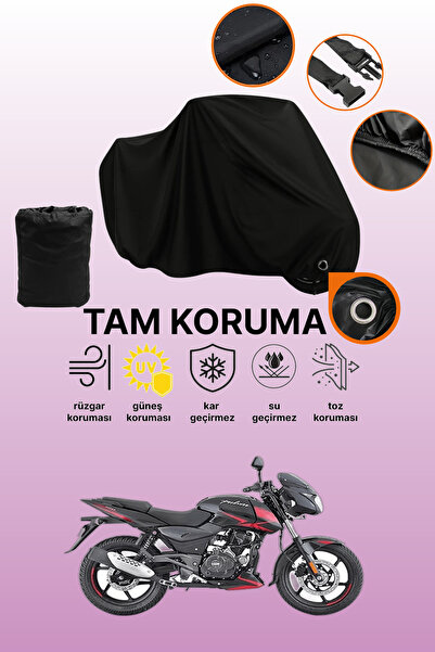 dokaca Black Compatible with Lock Bajaj Pulsar 180 Compatible Motorcycle Tarp...