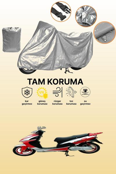dokaca Gray Mondial 151 Rs Compatible Motorcycle Tarpaulin, Protective Cover,...