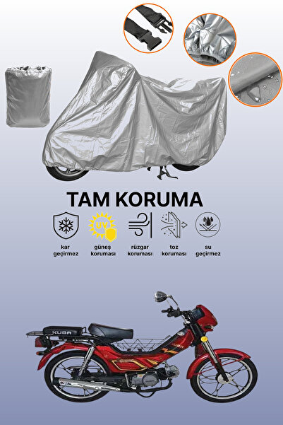 dokaca غطاء دراجة نارية رمادي اللون متوافق مع ماركة كوبا ليوبارد 100، غطاء وا...