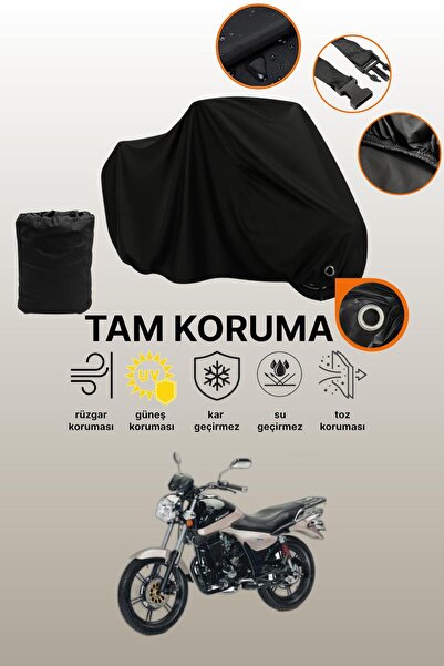 dokaca Kanuni Gv 170 Compatible Motorcycle Tarpaulin Compatible with Black Lock